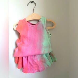 BA-Boo Baby Girls Tye Dye Outfit